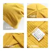 Chapéu de maternidade de lã quente à prova de frio para uso externo no outono e inverno, com proteção para as orelhas, cor sólida, à prova de vento, gorro forro de capacete espessado