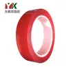Cinta acrílica de doble cara cinta fuerte de doble cara sin costuras espesor 1mm transparente impermeable resistente a altas temperaturas cinta de doble cara roja