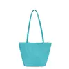 Bolsa de Lona Estilo Coreano, Bolso de Hombro Simple de Tela Oxford de Alta Gama, Bolso Casual para Madre e Hija, Bolso Cubo