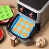 Suministro Exclusivo Transfronterizo de Juego de Bandejas de Silicona para Freidora de Aire, Bandeja para Hornear de Grado Alimenticio, Herramientas Especiales para Hornear Resistentes a Altas Temperaturas