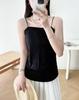 [Hengjia Qzl] 2025 Nuevo Estilo de Verano Color Puro Tirantes Espagueti Suspendor Fibra de Acetato Tres-Acetato Ropa Interior Básica