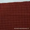 Tecido xadrez pequeno tingido em fio, com lavagem à areia, disponível em estoque para roupas femininas e infantis, camisas, vestidos, tecido xadrez