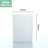 Vaso de vela de aromaterapia de vidrio DIY taza de vela casera esmerilada con tapa portavelas creativo vaso de vidrio taza vacía adornos