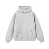 Moletom com Capuz e Botões Americano Masculino Marca Moderna Solto Cor Sólida Versátil Streetwear Casual Jaqueta com Capuz Aveludada Roupas Masculinas