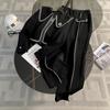 Traje deportivo casual de calle de alta gama Sense Fried para mujer, otoño nuevo, estilo occidental, adelgazante, sudadera con cuello de muñeca, pantalones de pierna ancha, conjunto de dos piezas