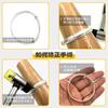 Pulsera de palo, joyería, pulsera de palo, anillo de palo, oro, oro, oro, ajustable, ovalado, palo de madera, tamaño