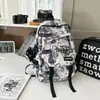 Mochila para niños, estudiantes de secundaria y preparatoria, estilo callejero americano, diseño de graffiti moderno, alta calidad, adecuada para viajes, también disponible para niñas