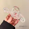 Pinza para el pelo grande y elegante de lunares estilo coreano para recogidos en la parte posterior de la cabeza, elegante accesorio para el pelo con forma de tiburón para niñas