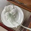 Nuevo Bucle para el Cabello Floral Colorido de Primavera y Verano Lazo para el Cabello Estilo Ballet Lazo para el Cabello de Cinta Encaje Dulce Sentido de Alta Gama Cuerda para el Cabello Banda Elástica Accesorios para el Cabello