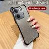 Adequado para Capa com Glitter Eletrodepositado nos Quatro Cantos para Vivo V80Lite Y05E V70 V60 X300Fe Y31D Y39
