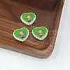 Série Papai Noel Coração de Renda Contas com Furo Central Pulseira Colar DIY Caneta com Contas Acessórios de Joias Acrílicos