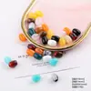 Novo Estilo Chinês Furo Grande Furo Reto Irregular Acrílico DIY Artesanal Cortina de Porta Corrente de Celular Joias com Contas Pequenos Acessórios