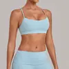 Ropa de Yoga Fitness QiuSha que Realza la Belleza con Espalda Cruzada, Usable para Correr, Sujetador de Yoga, Sensación de 'Casi Nada', Ropa Interior Deportiva de Secado Rápido 4686
