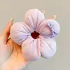 Scrunchie de Renda Florido Infantil 2025 Novo Estilo Rabicó para Meninas Acessório de Cabelo Elástico para Bebê