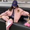 Ropa de Abrigo de Otoño para Niñas, Ropa Infantil, Uniformes de Béisbol para Niñas Grandes, Prendas Exteriores Superiores, Camisas de Béisbol, Chaquetas, Estilo Coreano Moderno y Genial