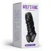 Set de maza con cabeza de hongo y nudo de bestia, cristal transparente negro, set de pene, productos sexuales interesantes para adultos