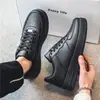 Nuevos Zapatos Blancos Transpirables para Hombre de Primavera y Verano, Modernos y Versátiles, Tenis Deportivos Casuales Negros de Suela Gruesa, Zapatos de Moda para Estudiantes