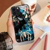 Selección Transfronteriza de Fundas de Teléfono de Moda con Graffiti de Spider-Man para iPhone 15, Fundas de Cristal para iPhone 17, Cubiertas Protectoras para Hombres