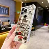 Artículo popular de comercio exterior: Funda de teléfono con póster de coche retro americano para iPhone 17, funda suave transparente anticolisión para Apple 16 Pro