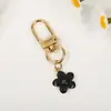 Chaveiro de Flor de Cerejeira Doce e Colorido Estilo Coreano Simples Ins Alto Valor Pingente Floral Fresco para Mochila