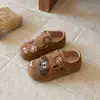 Zapatos Birkenstock infantiles de dibujos animados para niñas de 3 a 6 años, estilo primavera y otoño, de suela blanda, antideslizantes, zapatos de una sola pieza para niñas, zapatos de bebé