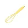 Batidor de Huevos de Silicona de 6 Pulgadas Batidor de Crema para Huevos Mini Herramientas de Cocina para Niños Repostería