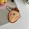 Llavero de Peluche Artificial de Animal Pequeño Lindo Colgante de Muñeca Corazón Girly Llavero Colgante de Ratón Estudiante para Bolsa