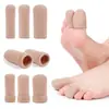 Cubiertas de Fibra para Dedos del Pie de Extremo Cerrado al por Mayor, Protectores Humectantes para Dedos de los Pies Cortables Libremente, Cubiertas Protectoras, Protectores de Dedos del Pie Anti-Desgaste