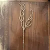 Lentejuelas Destellantes de Polvo Dorado Ramas Secas Simuladas Ramas Destellantes Adornos para Árbol de Navidad Decoración Súper para el Hogar