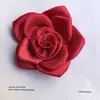 Accesorios Florales 15cm Tridimensionales Exquisitos Románticos Moda Europea y Americana Flores para Vestido Ropa de Moda Sencilla Sombrero Bolsa Accesorios