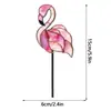 JSTY507-537 Vaso de Planta de Arte em Ferro Metálico Inserção Decoração de Planta de Jardim Inserção no Solo de Ferro Colorido Dupla Face