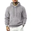 2026 Nueva sudadera con capucha de estilo americano transfronteriza para otoño e invierno, holgada, de jacquard, felpa, cálida, para exteriores, casual, versátil