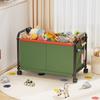 Estante de almacenamiento de juguetes para niños, carrito de almacenamiento, estantería móvil para casas, bloques de construcción, libros ilustrados, cesta para guardar bocadillos y muñecas