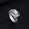 Anillo de dragón de plata de ley s925 para hombre, moderno, genial, nuevo estilo chino, año de nacimiento, textura tridimensional, anillo abierto Panlong