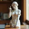 Adorno Decorativo Creativo: Estatua de Diosa de Viena Pulgar Arriba, Personaje Humorístico, Entrada del Hogar, Decoración de Sala de Estar, Regalo de Cumpleaños