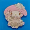 Broche de Acrílico Estrellas Gemelas Harajuku Insignia de Dibujos Animados Accesorios para Bolsos Estilo Carcasa de Teléfono DIY Lazo