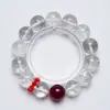 [Echar un vistazo] Pulsera de Cristal Blanco Natural para Mujer, Versátil Rojo Sangre de Paloma, Moderna, Pulsera Blanca y Sencilla al por Mayor
