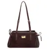Yuezhi 2026 bolso tote versátil de estilo vintage para el trabajo, bolso casual de alta calidad para el hombro y debajo del brazo
