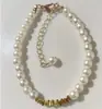 Pulsera Versátil de Lujo Ligero Única y Moderna Fragmentos de Plata Retro Simples Pulsera de Perlas de Arroz Pequeñas para Mujer