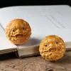 Boj, Sándalo Dorado, Piezas de Mango de Bola Pixiu, Artículos de Suerte para Llevar, Artesanías, Muebles para el Hogar, Varios Pixiu