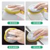 Esponja de Doble Cara para Fregar Platos y Ollas, Paño de Limpieza de Cocina, Paño Mágico Quitamanchas de Grasa para Lavar Platos