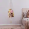Bolsa de Malla para Juguetes, Colgante de Pared Tejido a Mano Transfronterizo para Almacenamiento de Juguetes, Hamaca para Juguetes Estilo Bohemio
