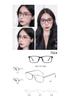 Armazón de gafas TR90 con casquillo, tendencia de moda fresca, personalidad versátil, gafas planas sin maquillaje, transfronterizo 7024