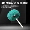 Estropajo Engrosado de una y Doble Capa con Mango, Mini Cepillo de Fibra de Nylon, Cabezal de Rectificado de Rueda Rectificadora y Pulidora Eléctrica