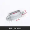 Base de Fixação de Guarda-Corpo de Aço Zincado Hongjin Conector de Tubo Quadrado de Ferro Forjado Acessórios de Base Galvanizados Conector Sem Solda para Escada