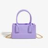 Bolsa de Gelatina 2023 Nuevo Modelo Bolso Cruzado de Comercio Exterior Transfronterizo Bolso Pequeño para Mujer Bolso de Hombro para Dama Bolso Cuadrado Pequeño 22033