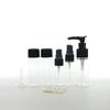 Botellas Cosméticas, Botellas de Spray, Botellas de Spray Pequeñas, Botellas de Loción, Botellas de Viaje, Botellas Cosméticas Negras Vacías