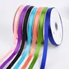En Stock con Envío Gratis Cinta de Poliéster de 1 cm, Cara Única, Accesorios de Moño para Embalaje de Cajas de Regalo, Cinta de Regalo de Flores DIY Colorida