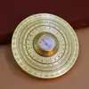 Brújula de Giro Múltiple de Latón, Brújula Bagua, I Ching, Juguete de Mano Giratorio, Brújula de Cobre, Adorno de Giroscopio para la Punta del Dedo