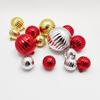 Bola de Natal Galvanizada Bola de Natal em Forma Especial Bola de Melancia Necessidades Diárias de Natal Bola de Plástico Pingente para Decoração de Árvore de Natal